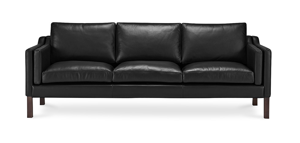 Design Sofa 2213 (Dreisitzer) - Hochwertiges Leder