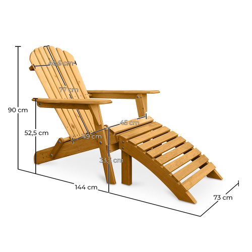Furiaz Gartenflagge Adirondack-Stühle Meer Motiv – Doppelseitig 30,5x45,7 Cm, Wetterfest, Aus Polyester