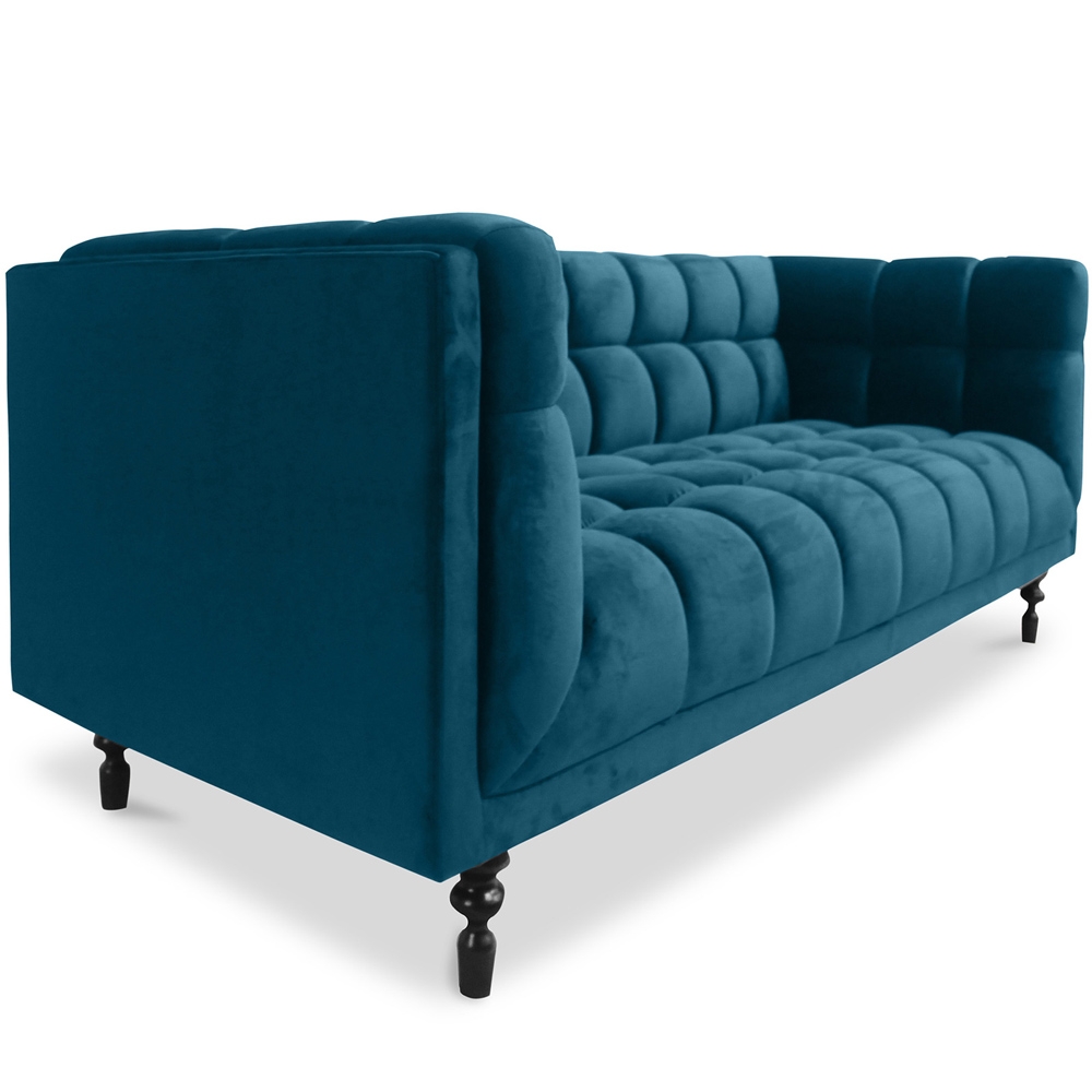 Velvet Scandinavian Style 2 3 Sitzer Sofa